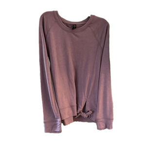 Yogalicious htr. Sea fog size large sweatshirt